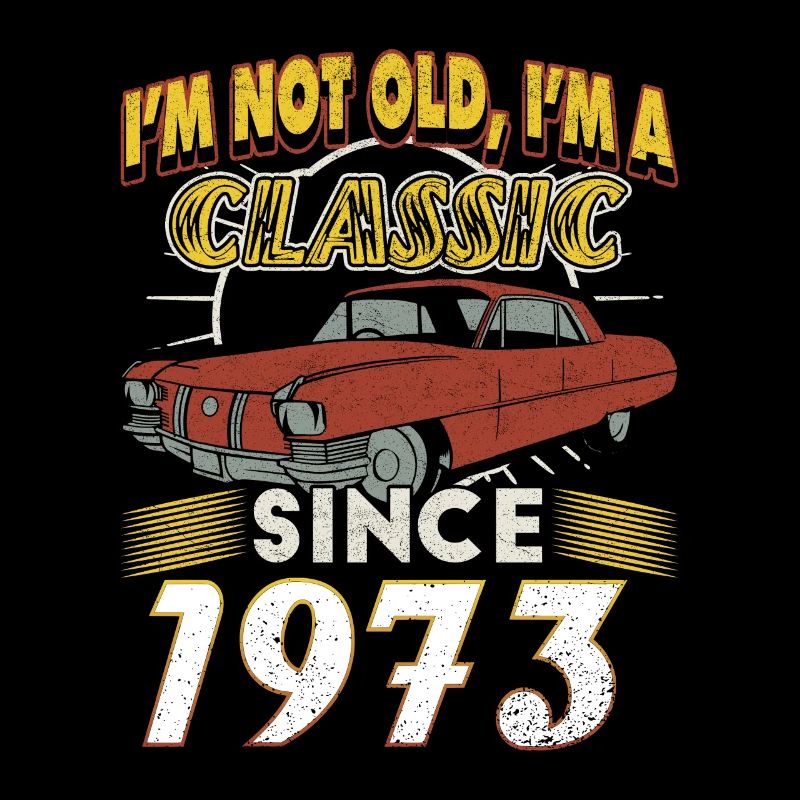 Oldtimer 1973 50. Geburtstag Geschenk Herren