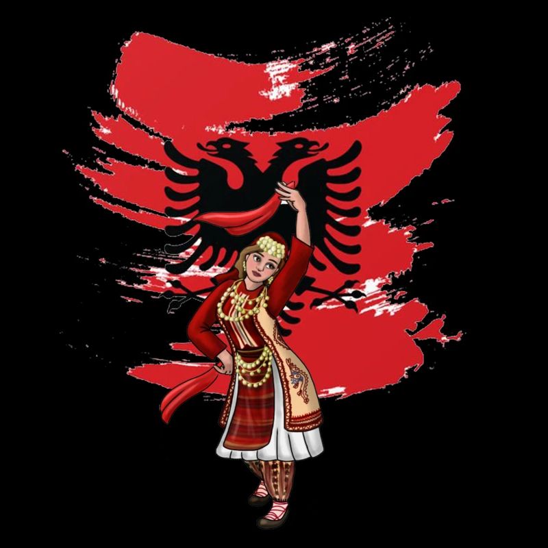 Drapeau albanais « Nuse albanaise »