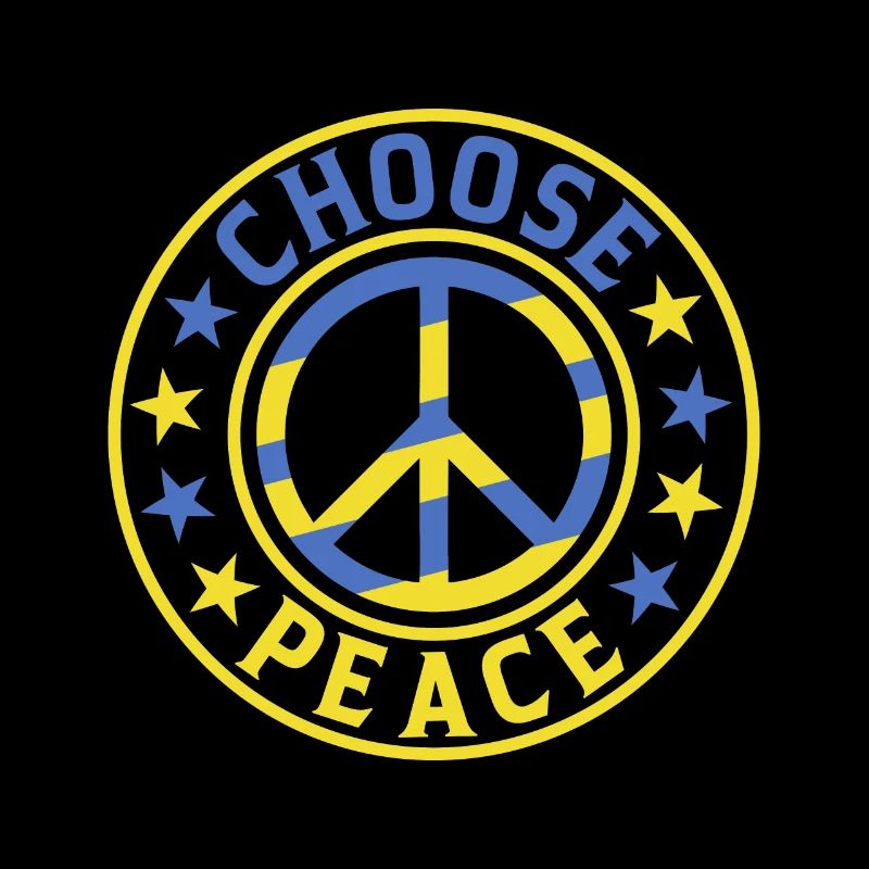 Choose Peace Save Ukraine Ukranian Flag Support