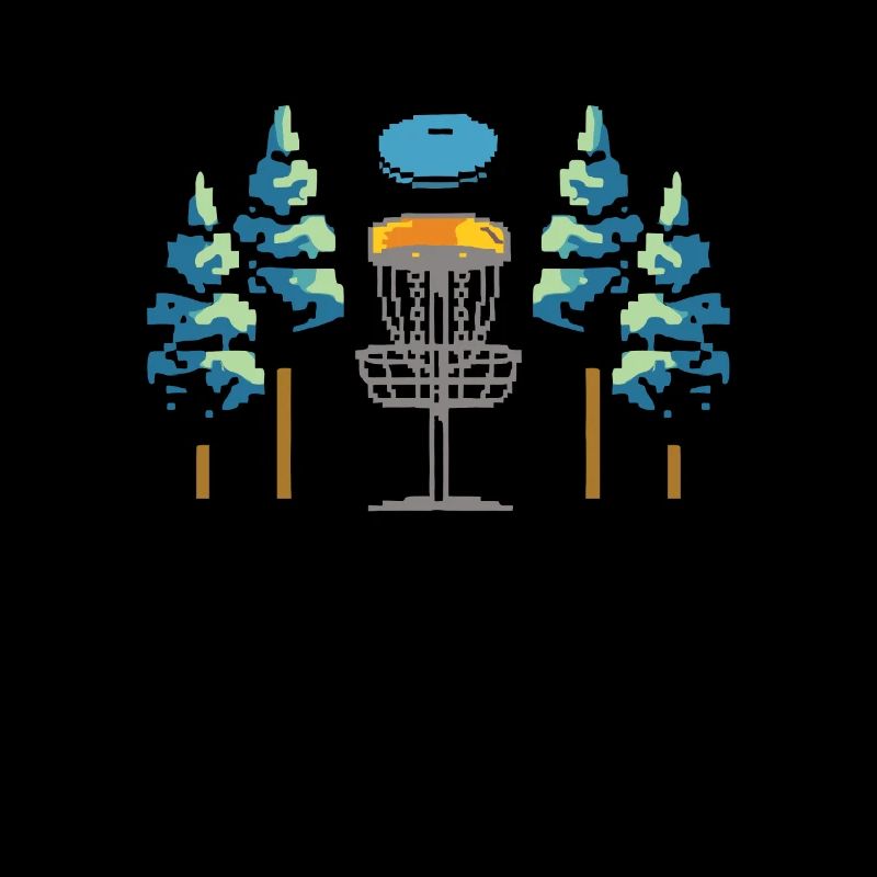 Frisbee Golf Disc Golf 8 Bit