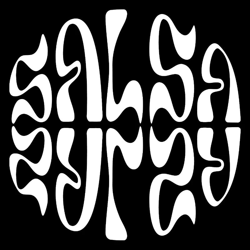 Salsa Pulse Circular Typography