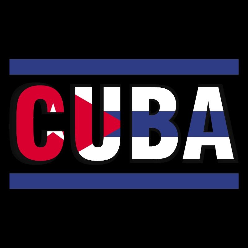 Cuba Drapeau Vintage Design