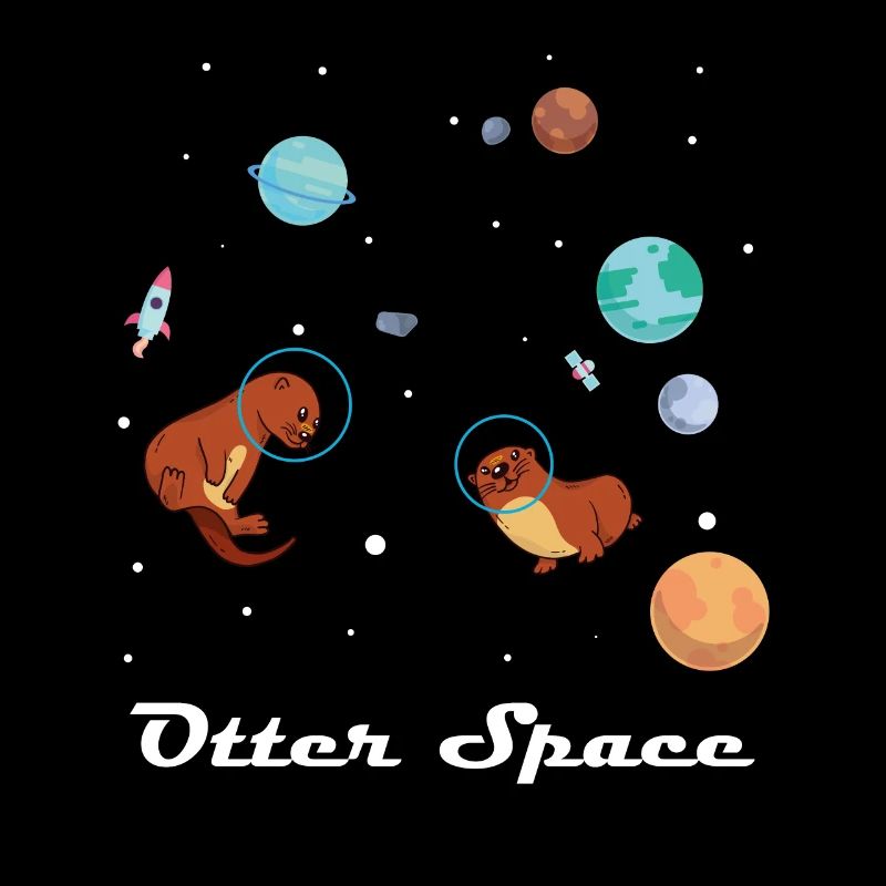 Chemise Otter Space pour les explorateurs de l’espace