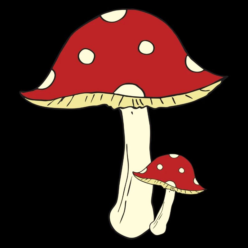 Toadstool big and small