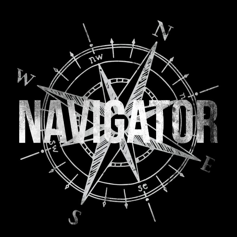 Navigator gift captain compass direction