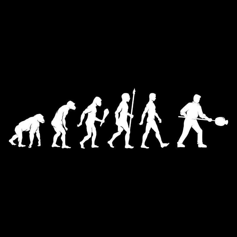 Funny Glazier Evolution Glassblower Gift