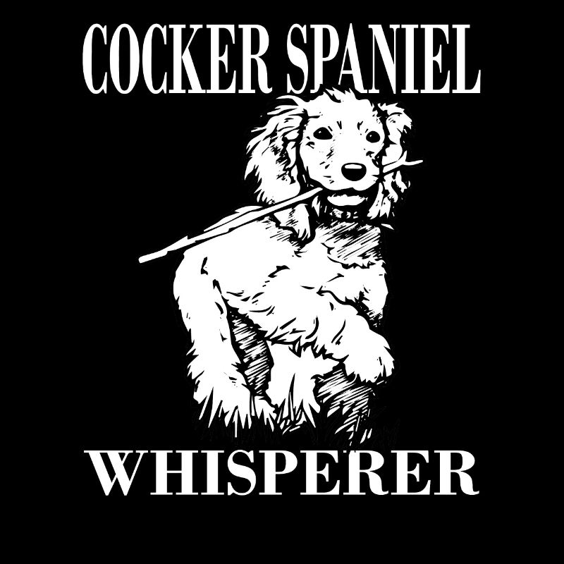 Creative Cocker Spaniel Tshirt For Men And Women