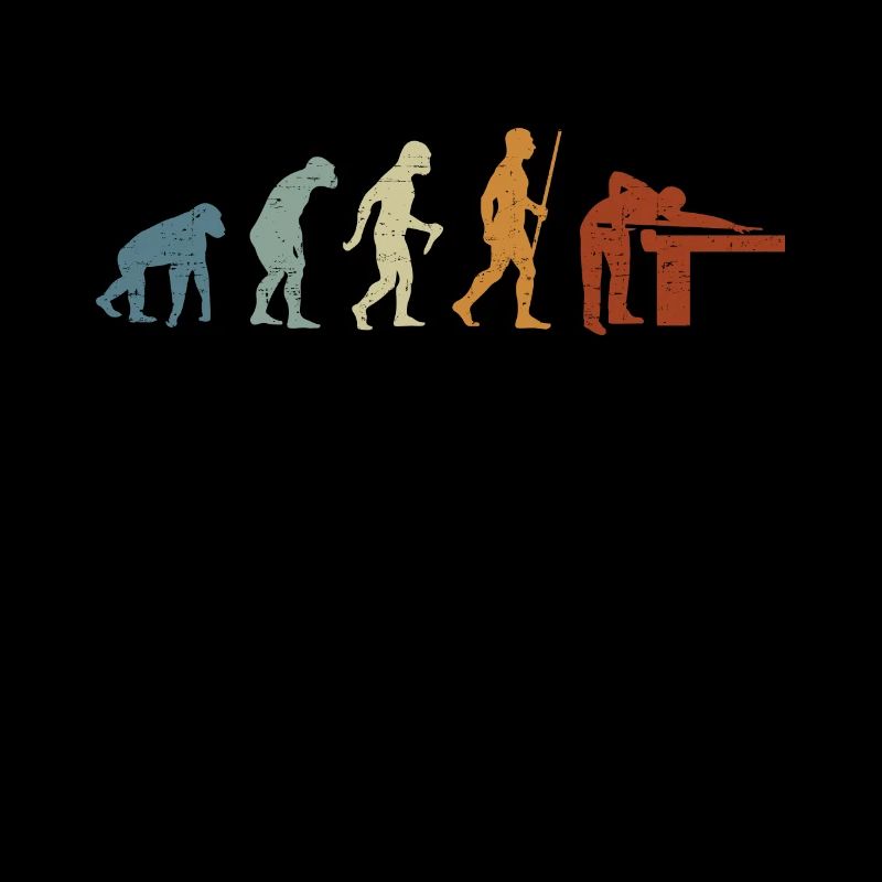 Billiards Evolution Billiard Player Retro Billiard