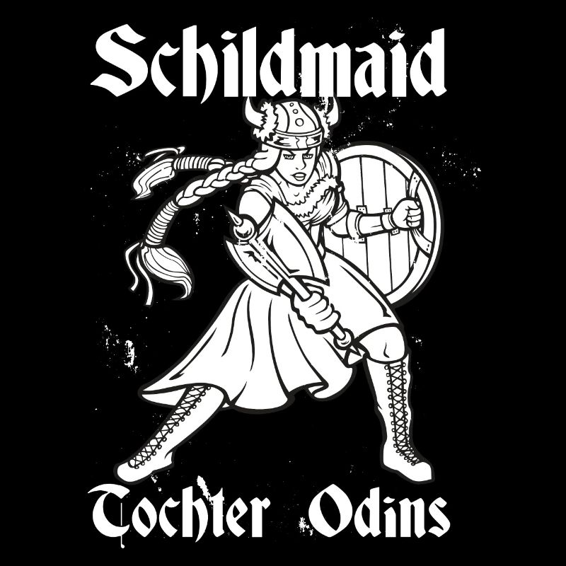 Wikinger Schildmaid Tochter Odins Spruch