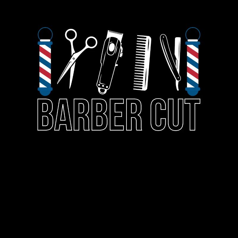 Barber Cut Gift Beard Chemise de coiffeur