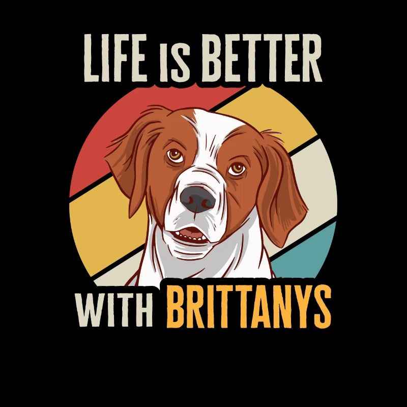 French Brittany Spaniel Epagneul Breton Gift