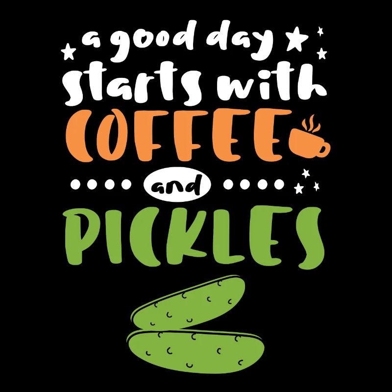 Commence par du café et des cornichons