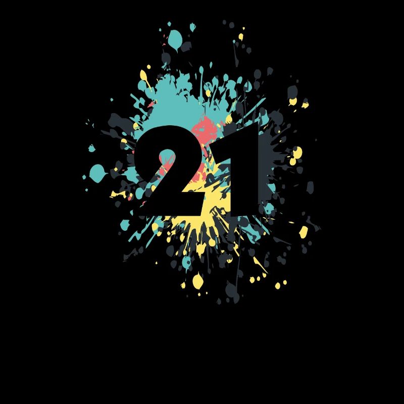 Numéro 21 couleur Splash