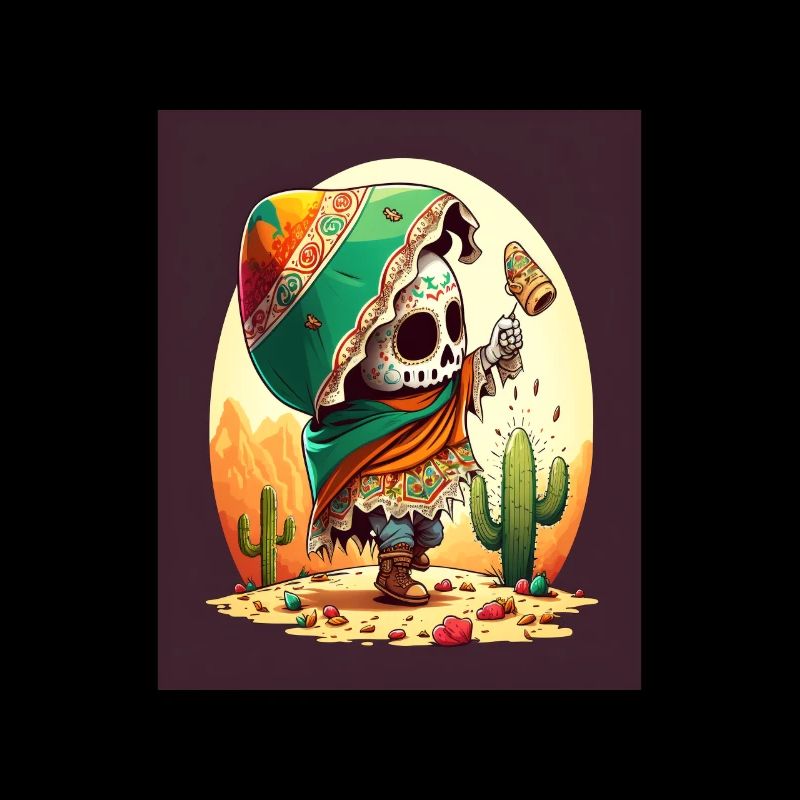 Cinco De Mayo Costume Sugar Skull Mexican Boy