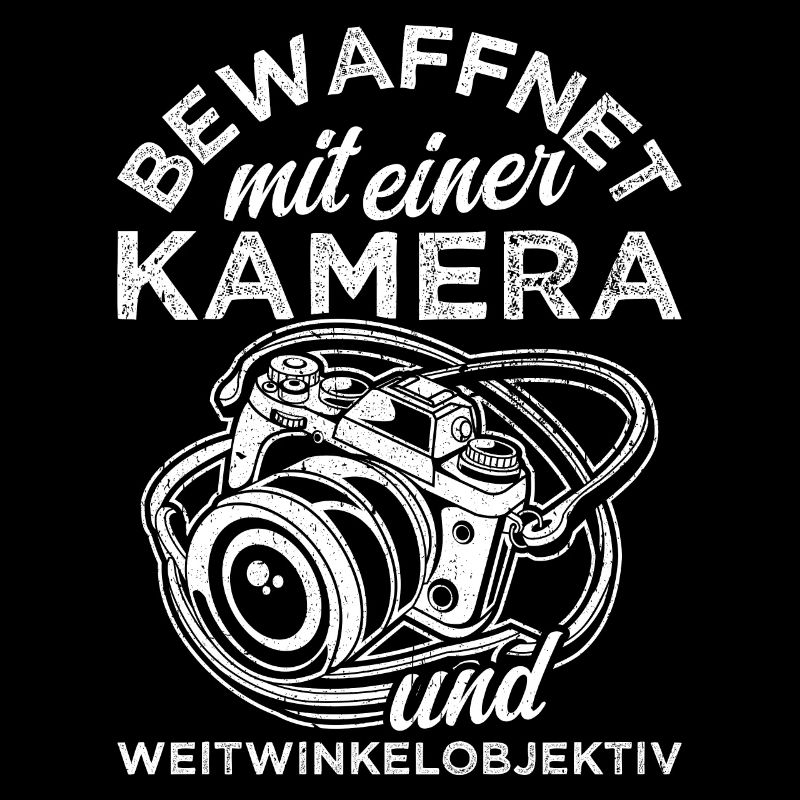Bewaffnet mit einer KAMERA und WEITWINKELOBJEKTIV