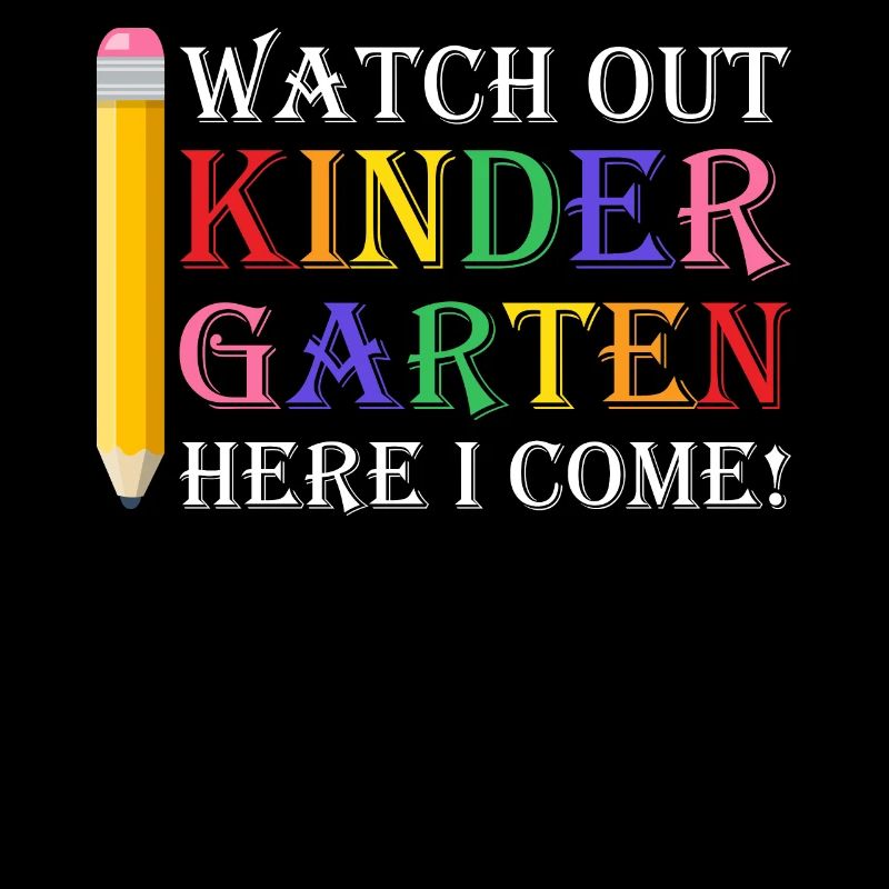 Kindergarten Kindergärtner Lehrer Regenbogenfarben