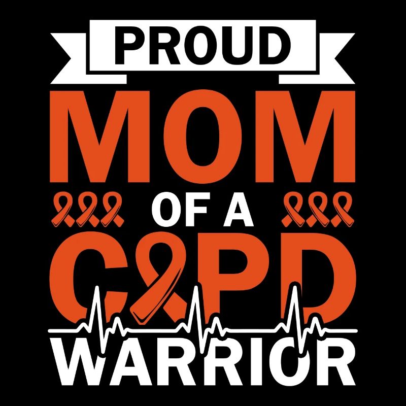 Stolze Mutter Eines Copd-kriegers Chronische