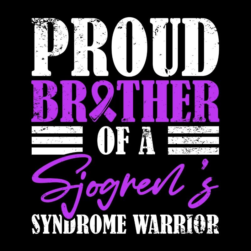 Stolzer Bruder Eines Sjogrens-syndrom-kriegers