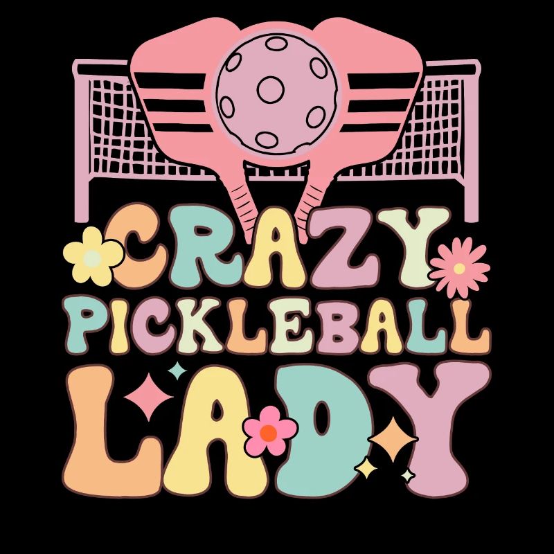 Funny Pickle Ball Player