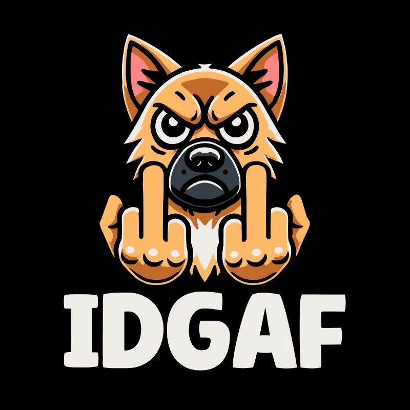 German Shepherd Idgaf