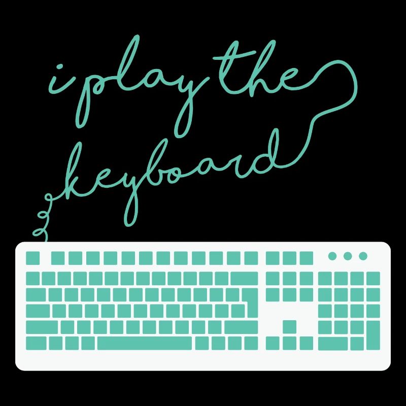 Je joue au clavier drôle programmeur Hacker