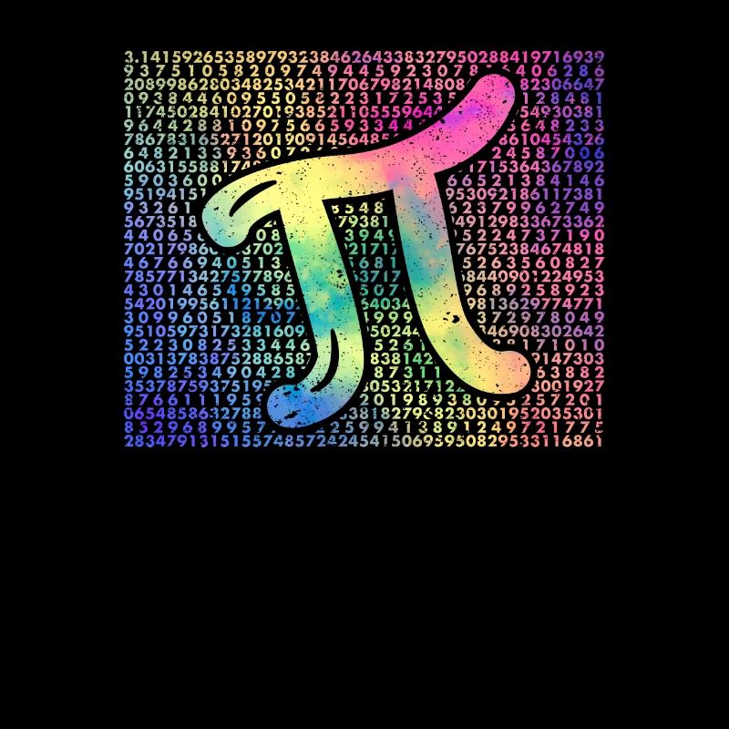 Pi Day 3.14 Cool Funny Nerd Math Lover Geek Rain