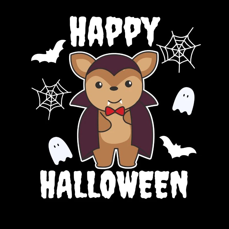 Deer Happy Halloween Cute Devil Vampire Costume