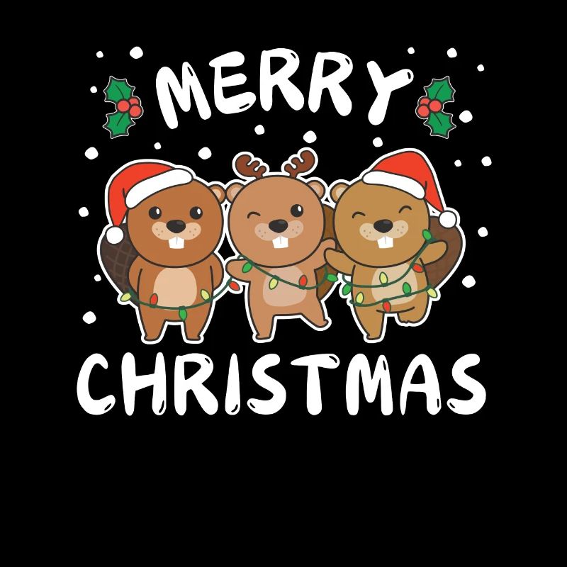 Joyeux Noël Castor de Noël