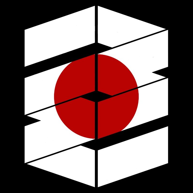 Drapeau du Japon utilisé Look Nihon drapeau japonais