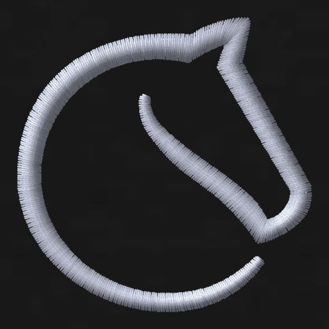embroidered lichess logo