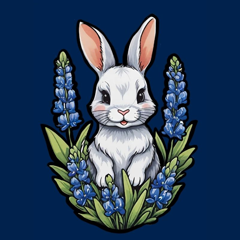 Bunny Rabbit Bluebonnets
