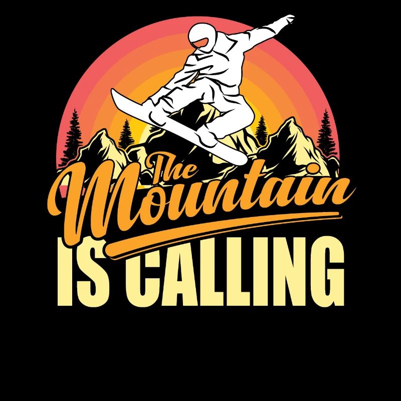 The Mountain Is Calling Snowboarding