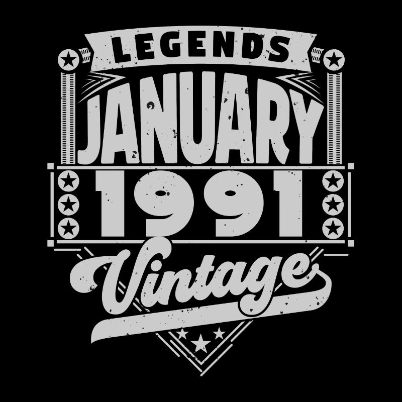 Vintage Anniversaire Janvier 1991, Janvier 1991.