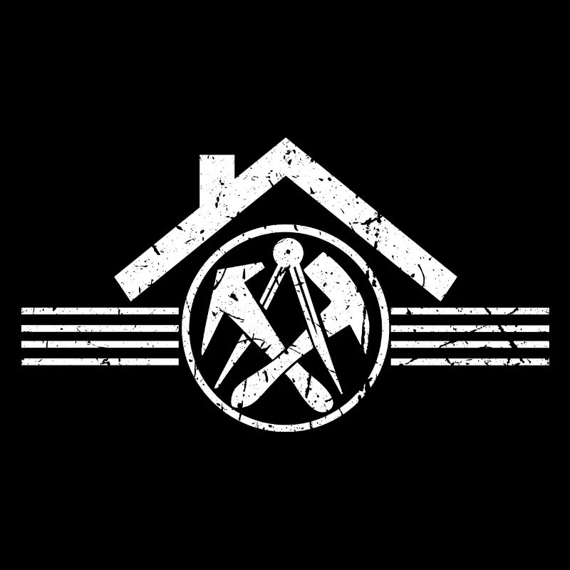 Handwerker Zunftwappen, Dachdeckerin Dachdecker