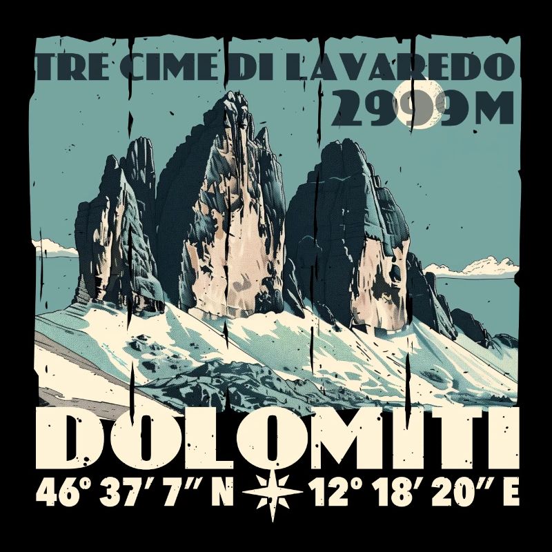 Tre Cime Lavaredo Dolomiti Three Peaks Dolomites