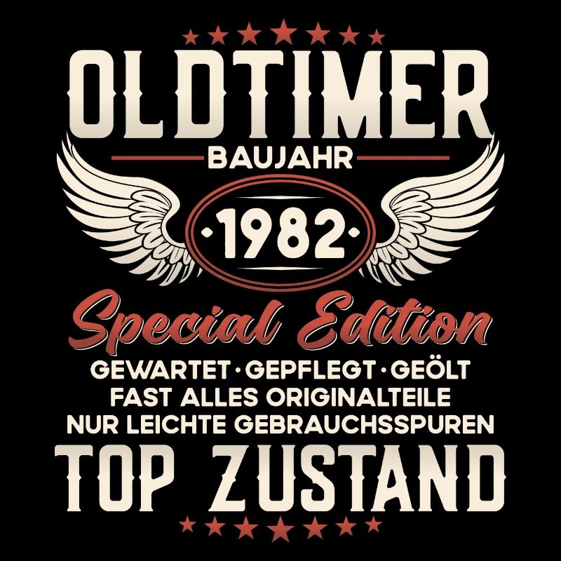 Oldtimer Baujahr 1982 Geburtstag Geschenk