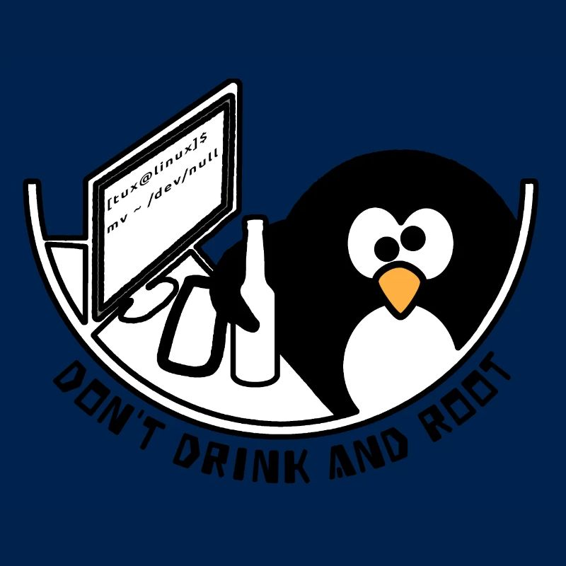 Linux Tux /dev/null