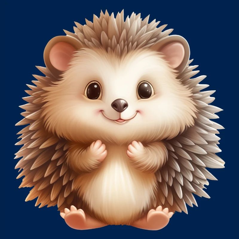 Süsser sitzender Igel
