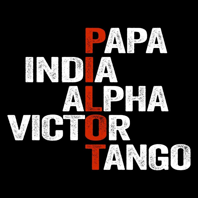 Pilot Alphabet PAPA INDIA ALPHA VICTOR TANGO