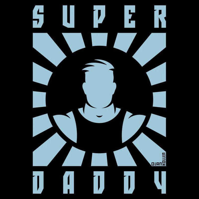 Super Daddy (Dad / Papa / Rays / White)
