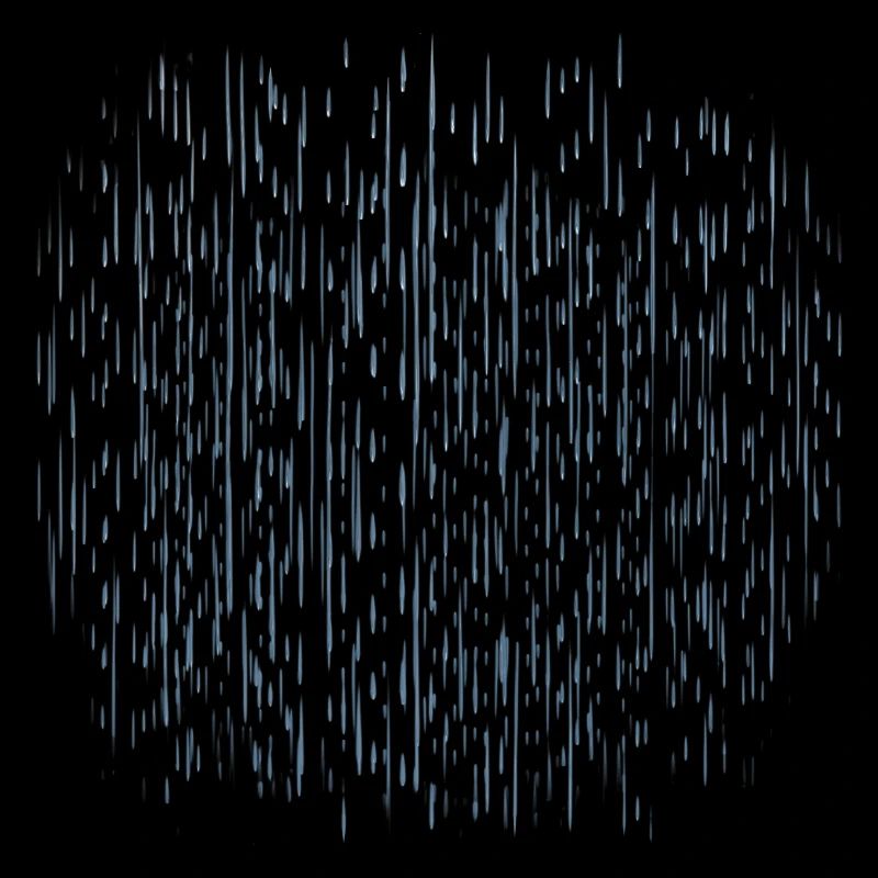 Regentropfen-Muster
