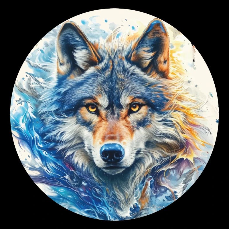 Magischer Wolf
