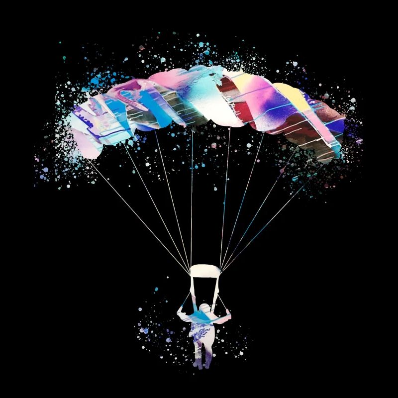 fallschirm,fallschirmfliegen,graffiti,gleitschirm