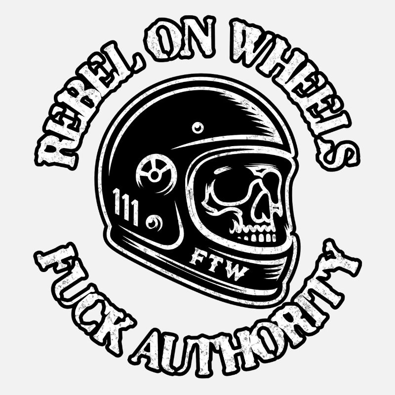 Skull Helmet FTW Moto Logo