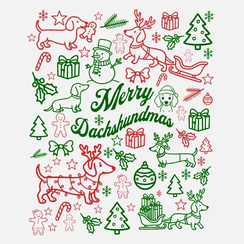 Frohe Dackelweihnacht