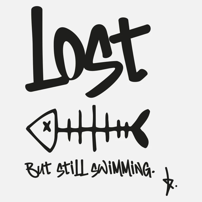 LOST – But still swimming | Herringbone Design