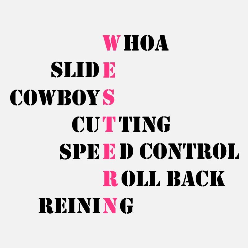 Cowboys de lettrage occidentaux