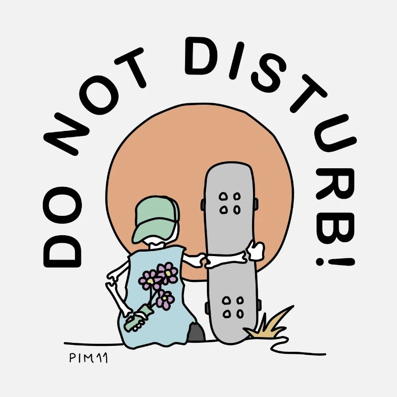 Skate - do not disturbe (coloured)