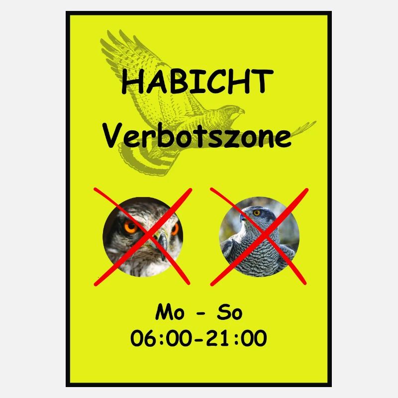 Habicht Verbotszone
