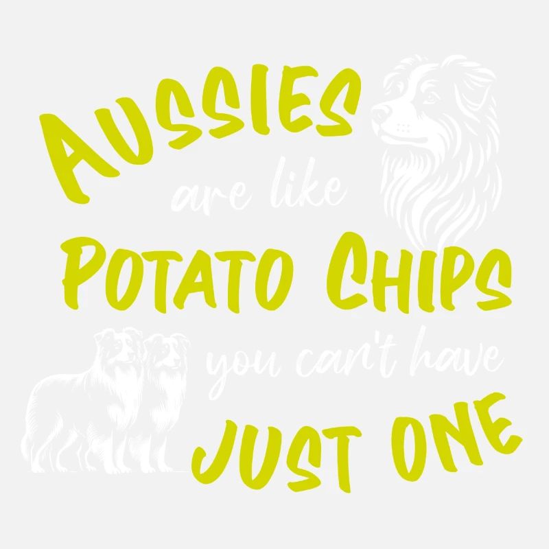 Aussies are like Potato Chips - gelb